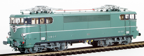 REE Modeles MB-081 - French Electric Locomotive Class BB 9267 of the SNCF original green livery, Lyon-Mouche, Plate MIST
